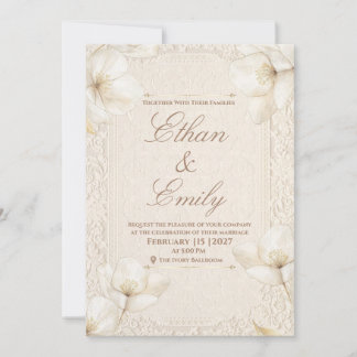 Invitación Gracia Natural - Inspirado en la Simplicidad