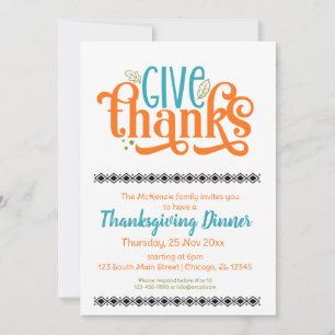 Invitación Gracias