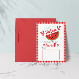 Invitación Gracias a un profesor de Melon