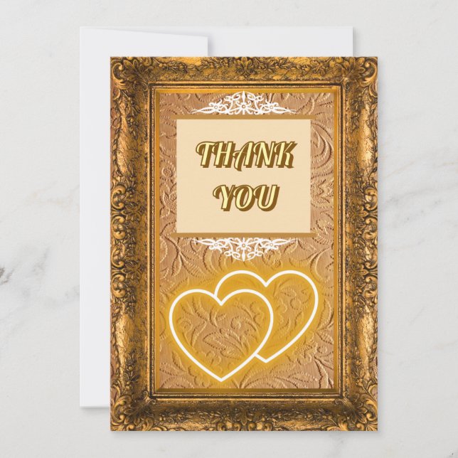 Invitación Gracias Boda Islámico Nikah Greeting (Anverso)