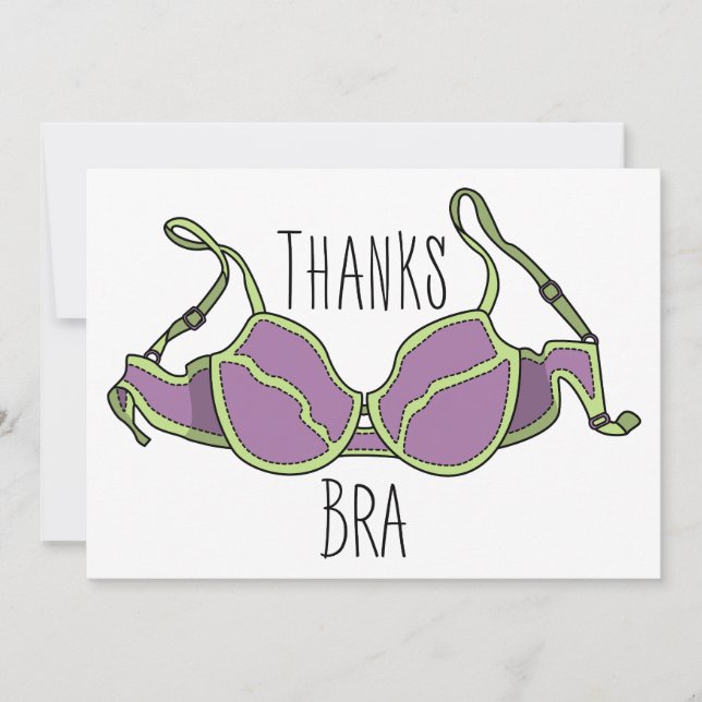 Invitación Gracias Bra (Anverso)