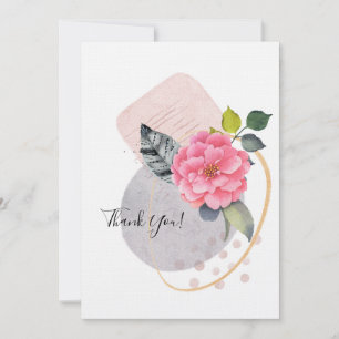 Invitación ¡Gracias! Collage Floral