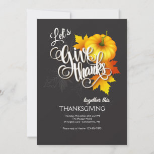 Invitación Gracias Juntos Acción de Gracias