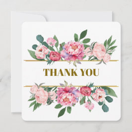 INVITACIÓN GRACIAS PLAZA CARD - PEONY