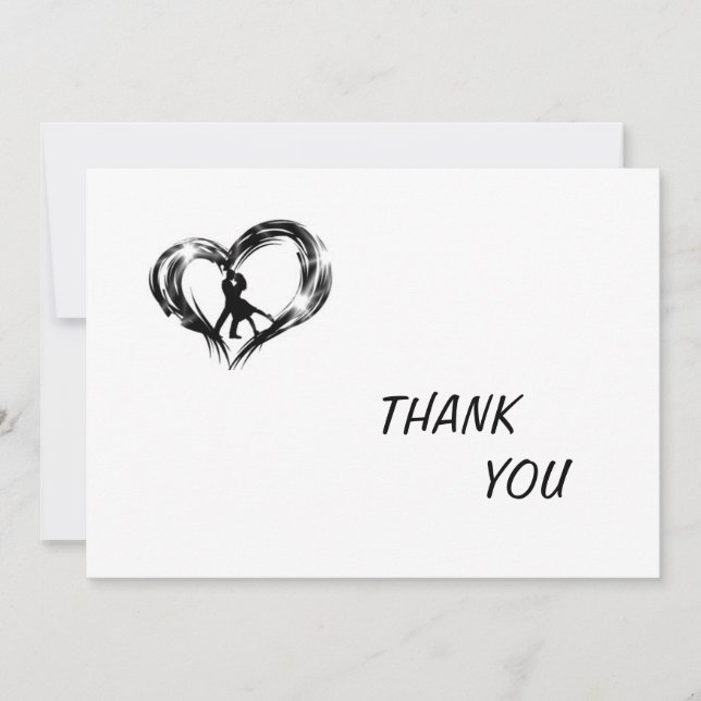 INVITACIÓN GRACIAS POR BODA / DUCHA (Anverso)