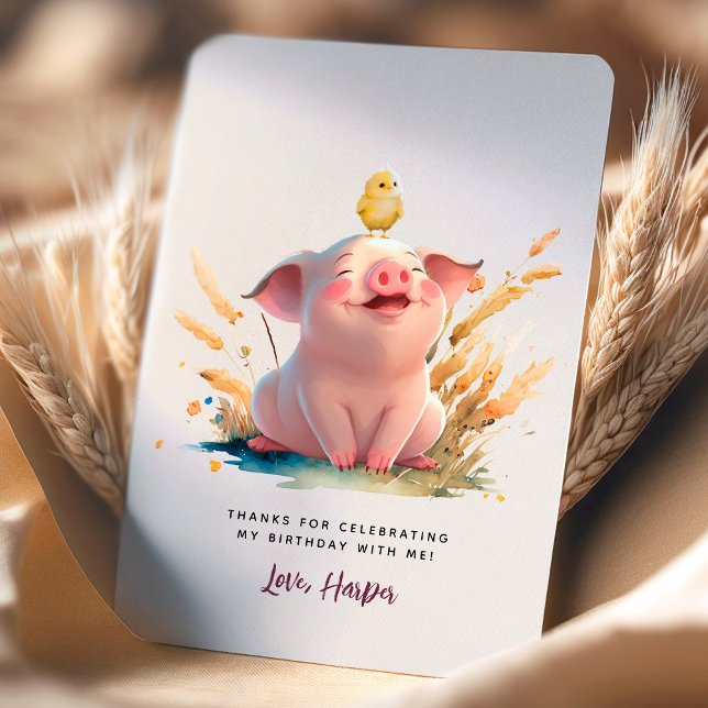 Invitación Gracias por celebrar a nuestro Fiesta de animales  (Subido por el creador)