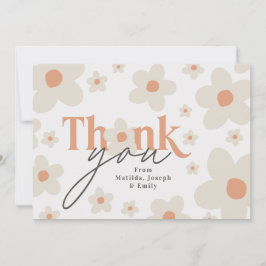 Invitación Gracias por el cumpleaños natural de daisy terraco