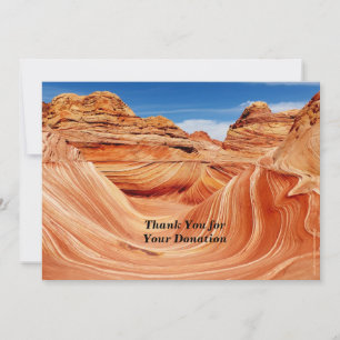 Invitación Gracias por el paraíso de las donaciones conmemora