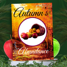 "Gracias por la cosecha de Apple Parachoque"