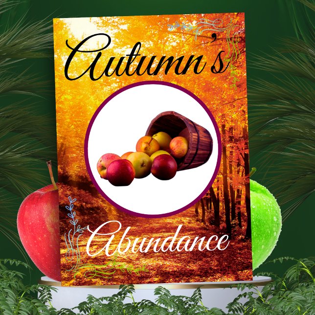 Invitación "Gracias por la cosecha de Apple Parachoque" (Subido por el creador)