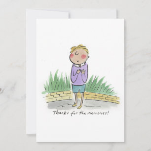 Invitación Gracias por los recuerdos