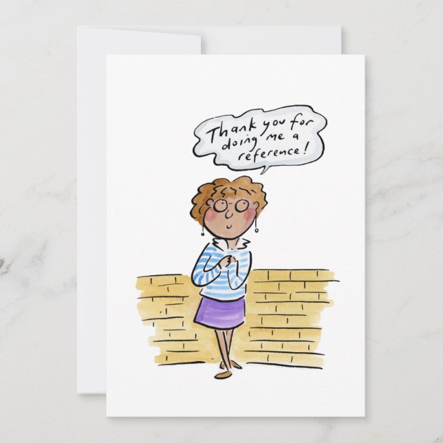 Invitación Gracias por mi referencia (Anverso)