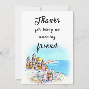 Invitación Gracias por ser un amigo increíble