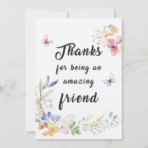Invitación Gracias por ser un amigo increíble