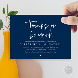 Invitación Gracias por un brunch, invitati de la celebración 