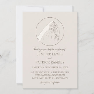 Invitación Gracias por venir a nuestro boda. Los amantes se b