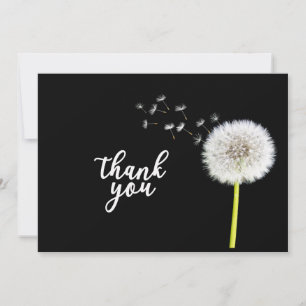 Invitación Gracias por venir a un funeral de Dandelion