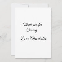gracias por venir agregar nombre mensaje de texto 