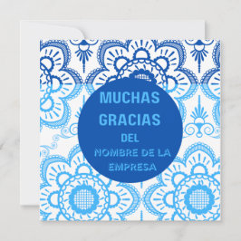 Invitación "Gracias" tarjeta(o invitación)"Muchas gracias"-