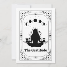 Gracias Tarot Card Yoga Coffee Lover Gratitude
