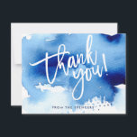 Invitación GRACIAS TÚ NOTAS color azul oscuro con letras a ma<br><div class="desc">por kat massard >>> kat@simplysweetPAPERIE.com <<< Una forma sencilla y elegante de agradecerle a su invitado por asistir a la instalación de BAR MITZVAH de su hijo como plantilla es sencillo que añada sus propios detalles, o pulse el botón personalizar y puede agregar o cambiar texto, fuentes, tamaños, etc. TIP:...</div>