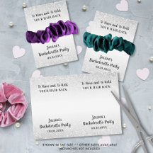Graciosa Bachelorette Party Scrunchie Holder Favor