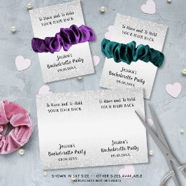 Invitación Graciosa Bachelorette Party Scrunchie Holder Favor