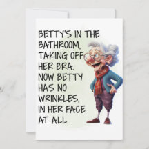 Graciosa Betty's In the Bathroom