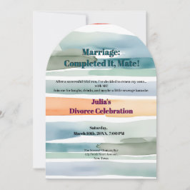 Invitación Graciosa libertad de divorcio alienta a nuevos com