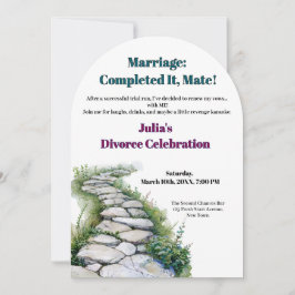 Invitación Graciosa libertad de divorcio alienta a nuevos com