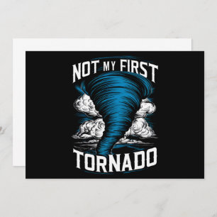 Invitación Graciosa No Es Mi Primera Tormenta Retro Chaser