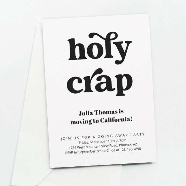 Invitación Graciosa sagrada trampa que se va de fiesta (Subido por el creador)