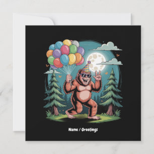 Invitación Gracioso Bash Balloons de la fiesta de cumpleaños 