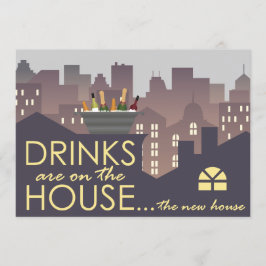 Invitación Gracioso Diseño Fiesta para el calentamiento de la