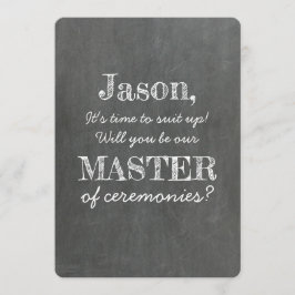 Invitación Gracioso maestro de ceremonias