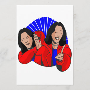Invitación gracioso meme del vicepresidente kamala harris