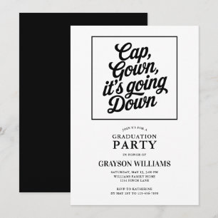 Invitación Gracioso vestido de gota de gota baja fiesta de gr