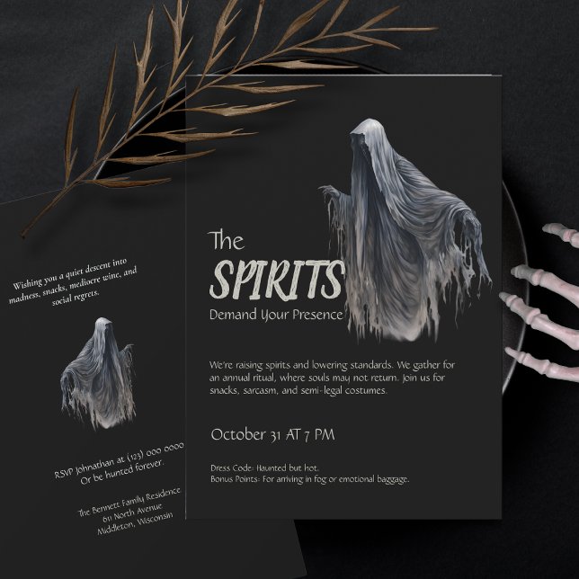 Invitación Gracioso y espeluznante Fiesta de disfraces de hor (Subido por el creador)