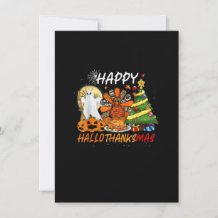 Invitación Graciosos Navidades del Día de Acción de Gracias d