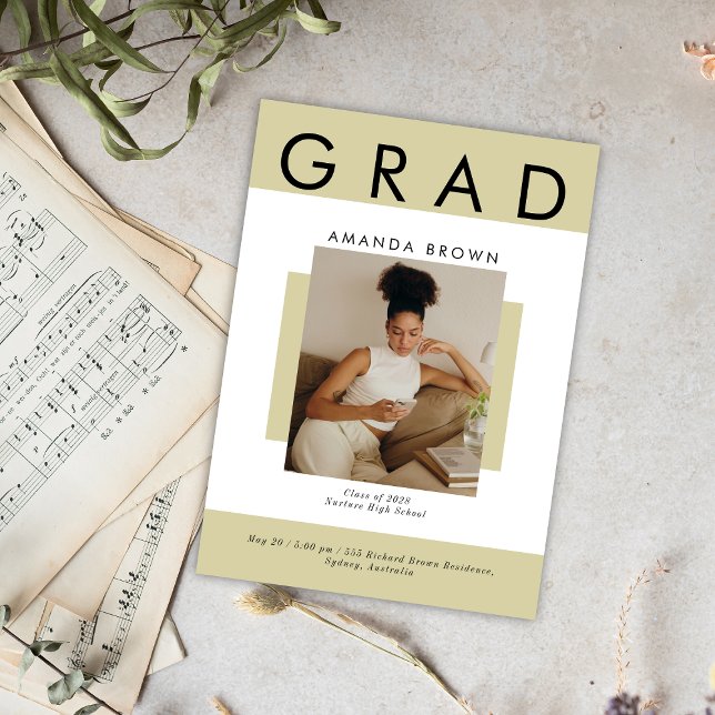 Invitación GRAD 2025 de la revista Elegante Única (Subido por el creador)