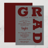 GRAD Marrón oscuro en graduación gris