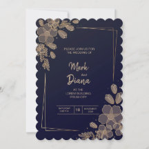 gradiente-dorado-floral-boda-invitación