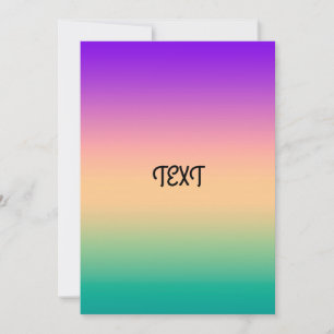 Invitación Gradiente gris oscuro verde amarillo rosa púrpura 
