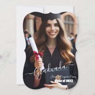 Invitación Grado de escritura fotográfica española simple y m