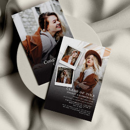 Invitación Grado de la Casa Abierta del Collage de fotos del 