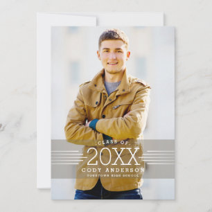 Invitación Grado gráfico   Partido de Graduación de Foto de T