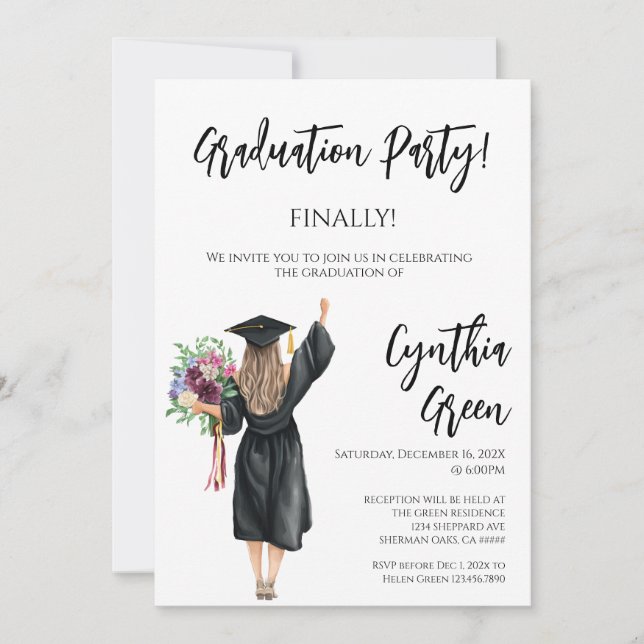 Invitación Graduación (Anverso)