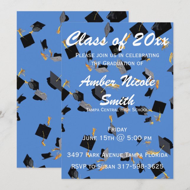 Invitación Graduación (Anverso / Reverso)