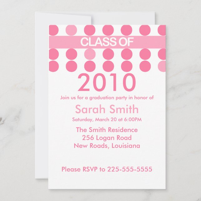 Invitación Graduación (10 Vistas Principales) (Anverso)