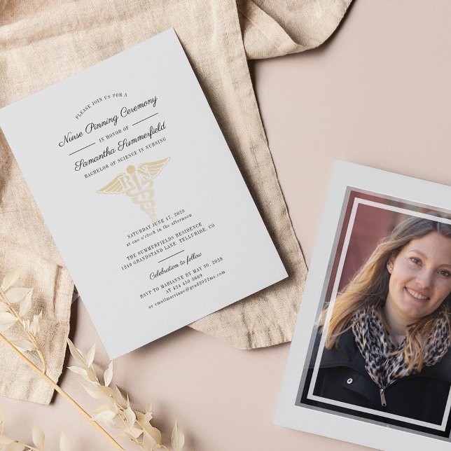 Invitación Graduación 2025 Ceremonia de posgrado de enfermerí (Subido por el creador)